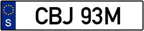 Truck License Plate